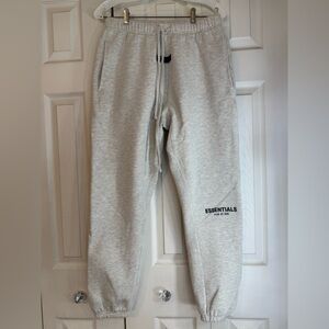 Essentials fear of god sweatpants light oatmeal grey SZ M